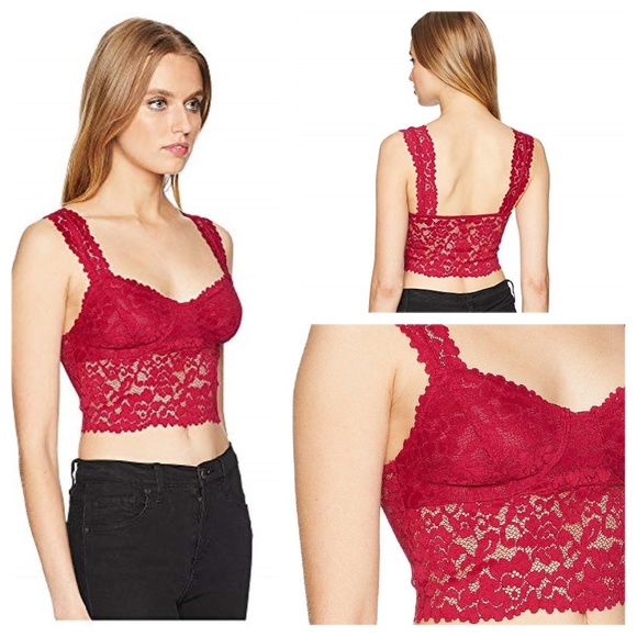Free People Other - Free People Dream Away Lace Brami Concert Top Bra